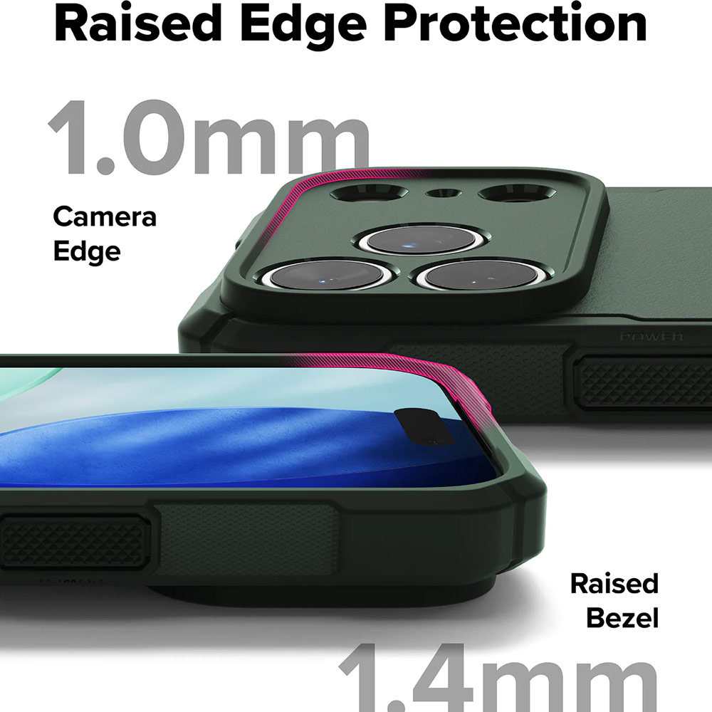 Picture of Apple iPhone 17 Pro Max 6.9 Case | Ringke Rugged Gear Magnetic Compatible Drop Protection Case for iPhone 17 Pro Max 6.9 (Dark Green)