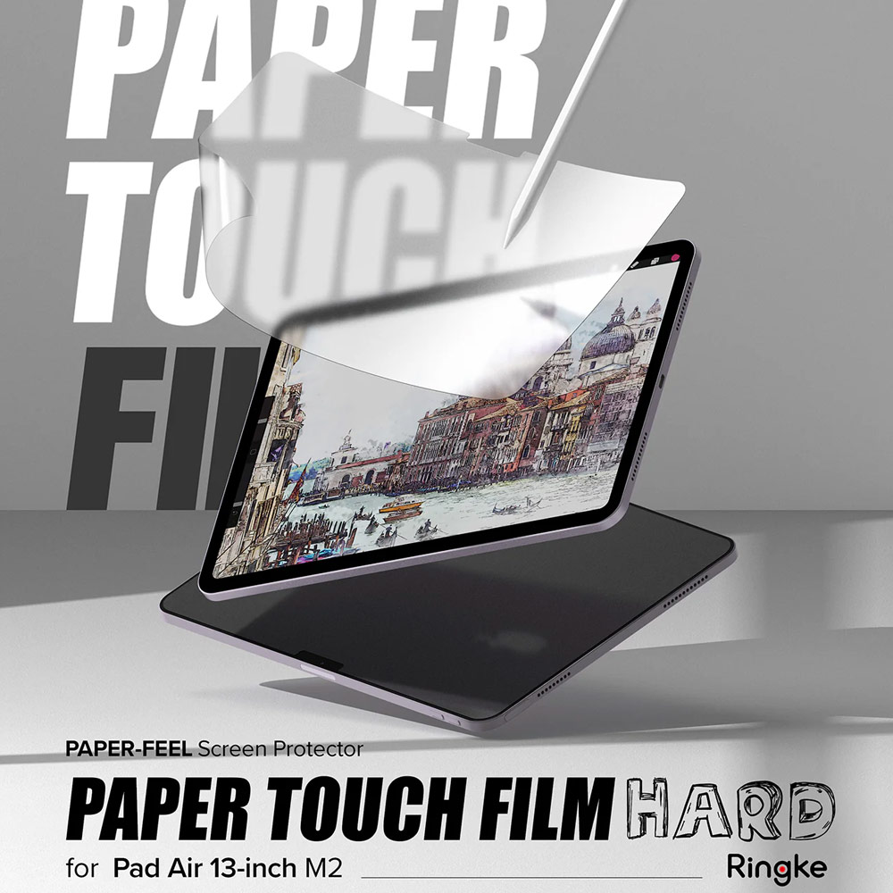 Picture of Apple iPad Air 13 M2 2024 Screen Protector | Ringke Hard Film Screen Protector for iPad Air 13 M2 2024 M3 2025 (2pcs)