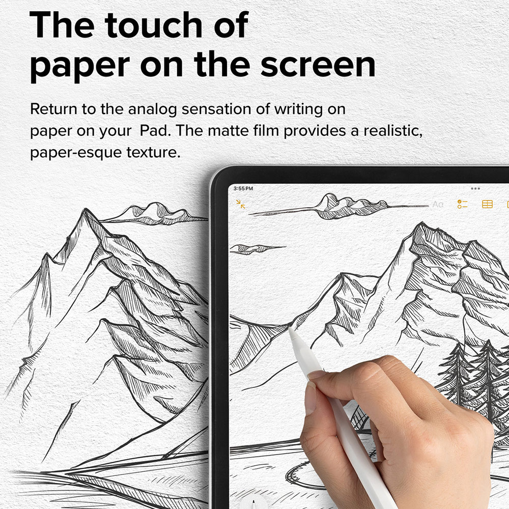 Picture of Apple iPad Air 13 M2 2024 Screen Protector | Ringke Soft Film Screen Protector for iPad Air 13 M2 2024 M3 2025 (2pcs)