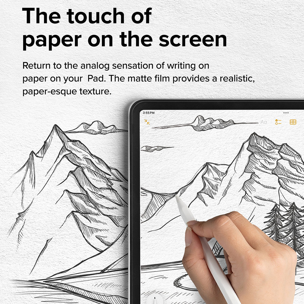 Picture of Apple iPad Pro 13 M4 2024 Screen Protector | Ringke Soft Film Screen Protector for iPad Pro 13 M4 2024 (2pcs)