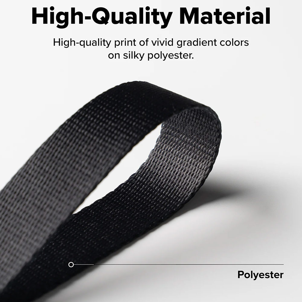 Picture of Ringke High density polyester Shoulder Strap for Perfect for daily use traveling hiking smartphone Portable Handheld Fan Strap (Graphite)