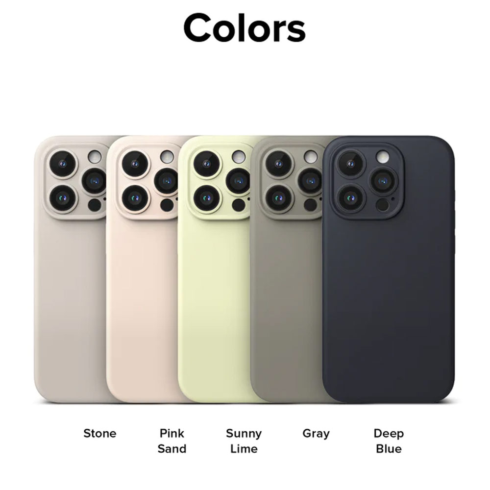 Picture of Apple iPhone 15 6.1 Case | Ringke Silicone Magnetic Drop Protection Case for Apple iPhone 15 6.1 (Sunny Lime)