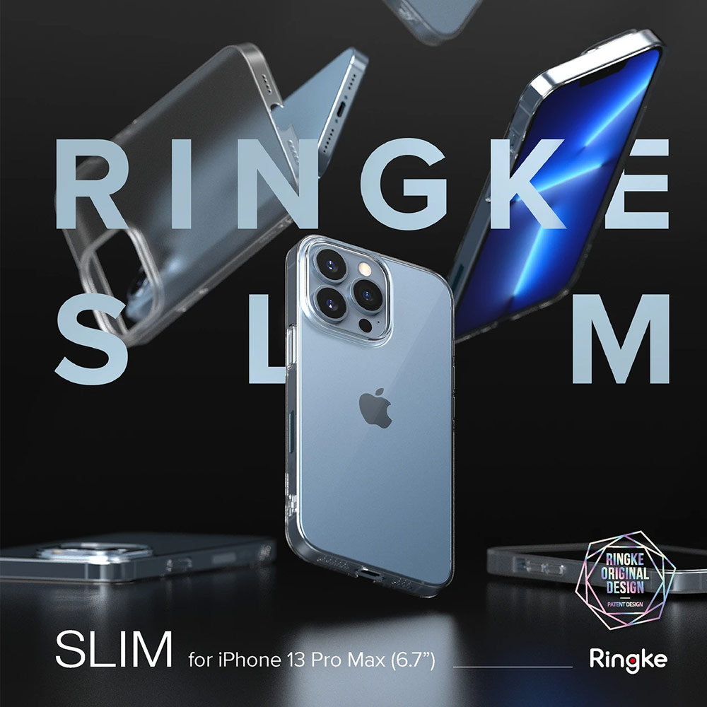 Picture of Apple iPhone 13 Pro 6.1 Case | Ringke Slim Protection Anti Yellowing Crystal Clear Case for Apple iPhone 13 Pro 6.1 (Clear)