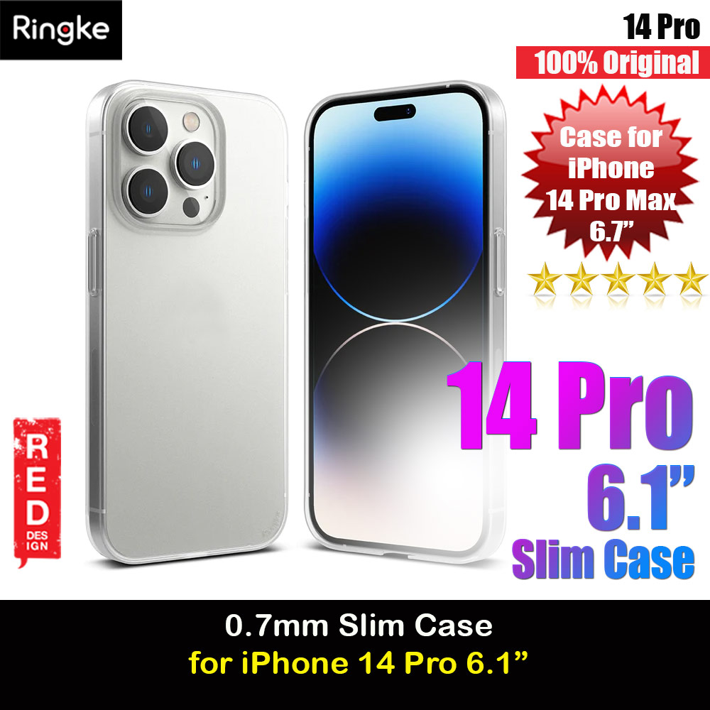 Picture of Apple iPhone 14 Pro 6.1 Case | Ringke Slim Protection Anti Yellowing Crystal Clear Case for Apple iPhone 14 Pro 6.1 (Matte)