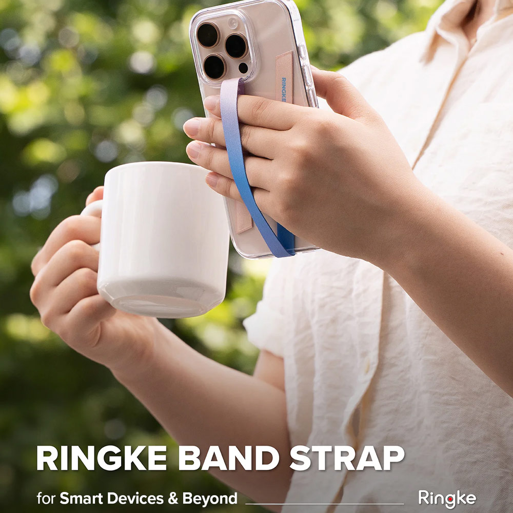 Picture of Ringke Universal Loop Band Strap for smartphones (Butter Yellow)
