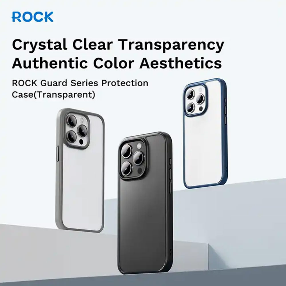 Picture of Apple iPhone 15 6.1 Case | Rock Guard Ultra Thin Light Weight Drop Protection Case for iPhone 15 6.1 (Black)