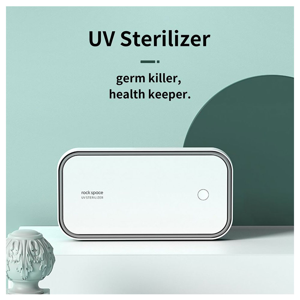 Picture of Rockspace Multifunction UV Light Sanitizer Sterilizer Box Kill Germ bacteria for Smartphone Smartwatch Airpods