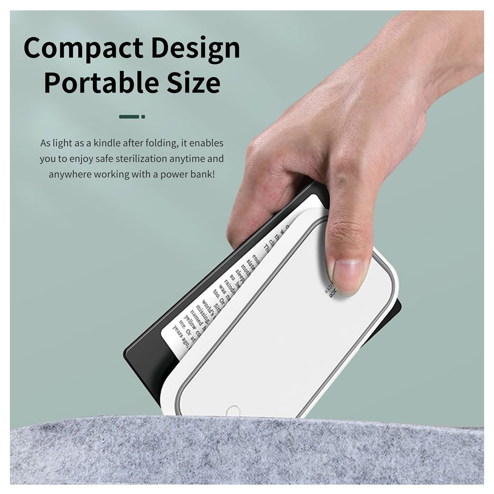 Picture of Rockspace Multifunction UV Light Sanitizer Sterilizer Box Kill Germ bacteria for Smartphone Smartwatch Airpods