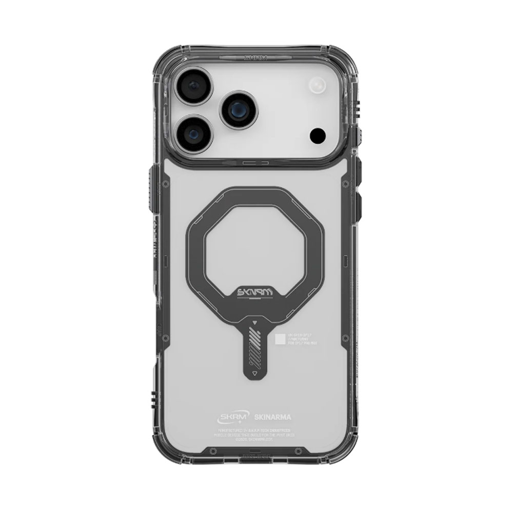 Picture of Apple iPhone 17 Pro Max 6.9 Case | Skinarma Saido Magcharge Drop Protection Case for iPhone 17 Pro Max 6.9 (Graphite)