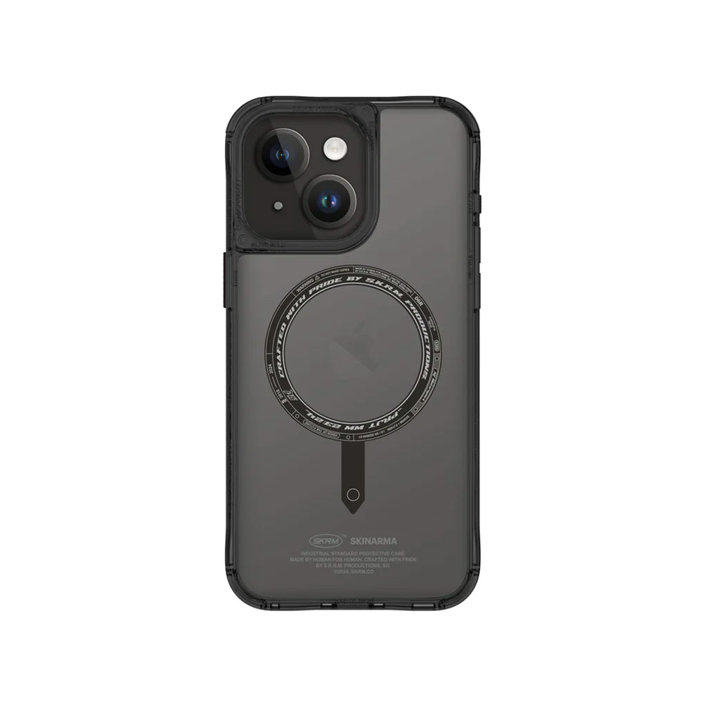 Picture of Apple iPhone 15 6.1 Case | Skinarma Saido Magsafe Series Drop Protection Case for iPhone 15 6.1 (Black)