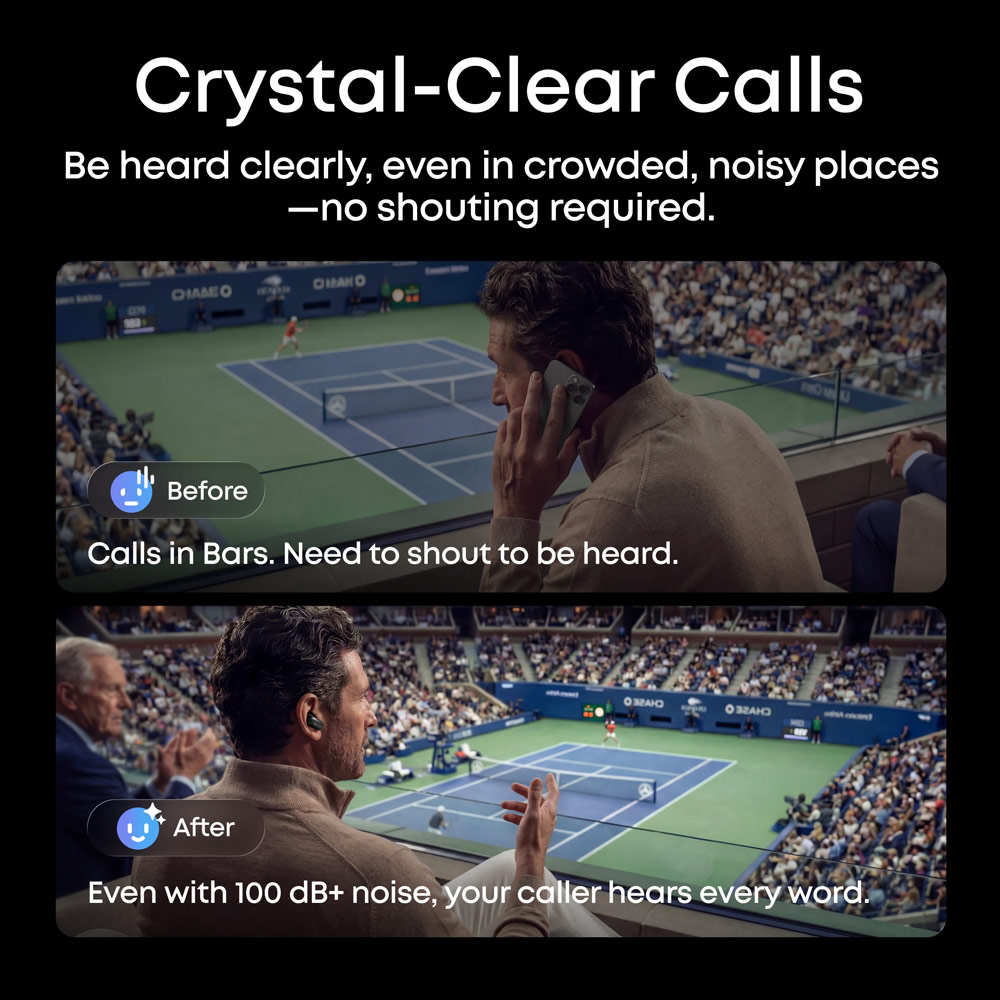 Picture of Soundcore by Anker Liberty 5 Pro Max ANC Wireless Earbuds Guinness World Records Clearest Clear Calls Adaptive Noise Cancelling LDAC Hi-Res Audio TWS Earbuds (Champagne Gold)
