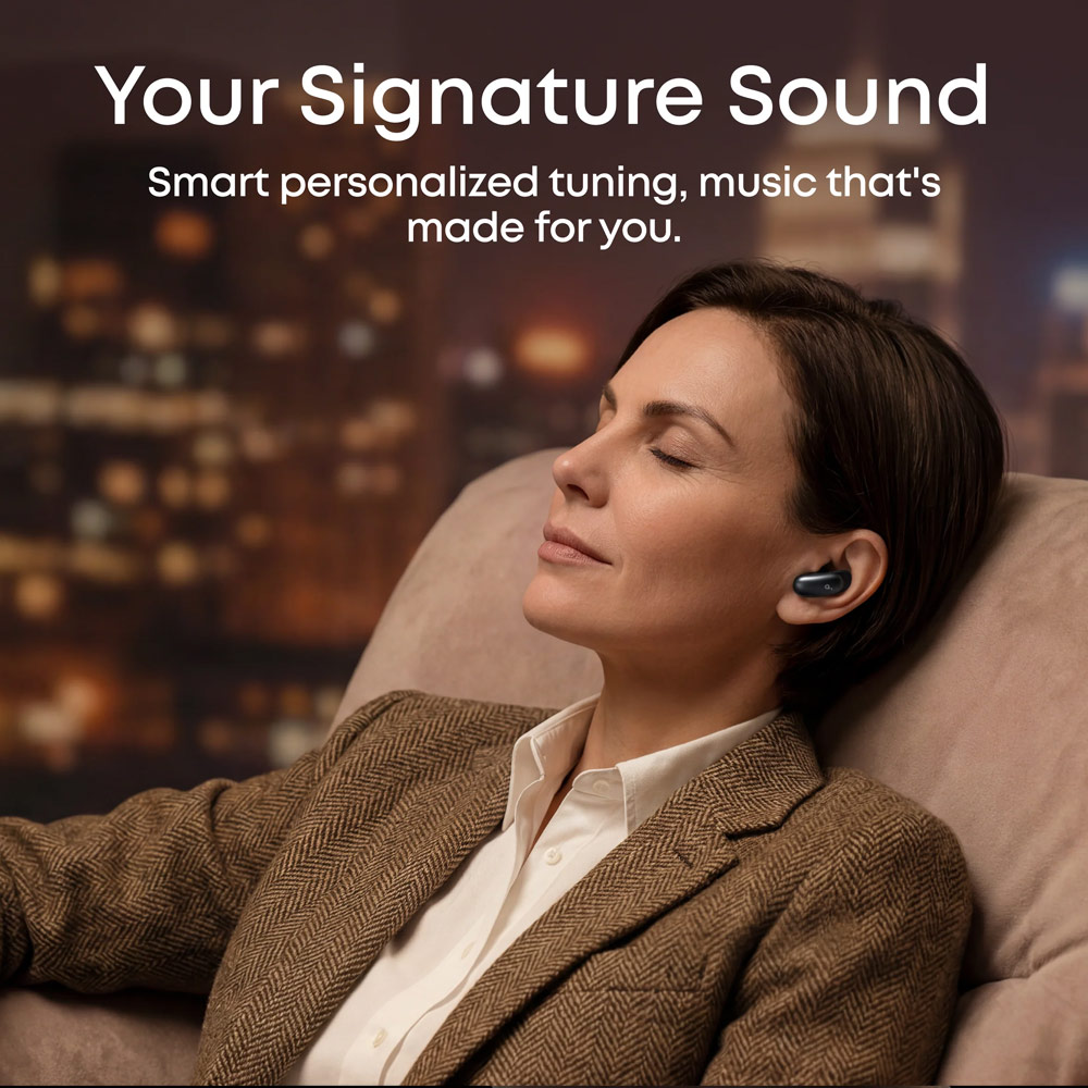 Picture of Soundcore by Anker Liberty 5 Pro Max ANC Wireless Earbuds Guinness World Records Clearest Clear Calls Adaptive Noise Cancelling LDAC Hi-Res Audio TWS Earbuds (Champagne Gold)