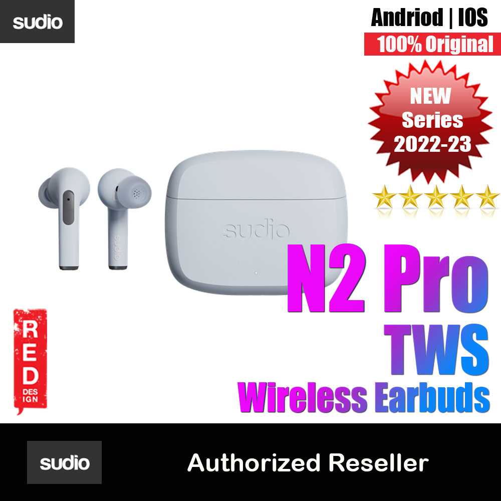 Picture of Sudio N2 Pro TWS True Wireless Bluetooth Earbuds Earphone Bluetooth V5.2 Splash Proof ANC Active Noise Cancellation (Blue) Samsung Galaxy Note 20 Ultra- Samsung Galaxy Note 20 Ultra Cases, Samsung Galaxy Note 20 Ultra Covers, iPad Cases and a wide selection of Samsung Galaxy Note 20 Ultra Accessories in Malaysia, Sabah, Sarawak and Singapore 