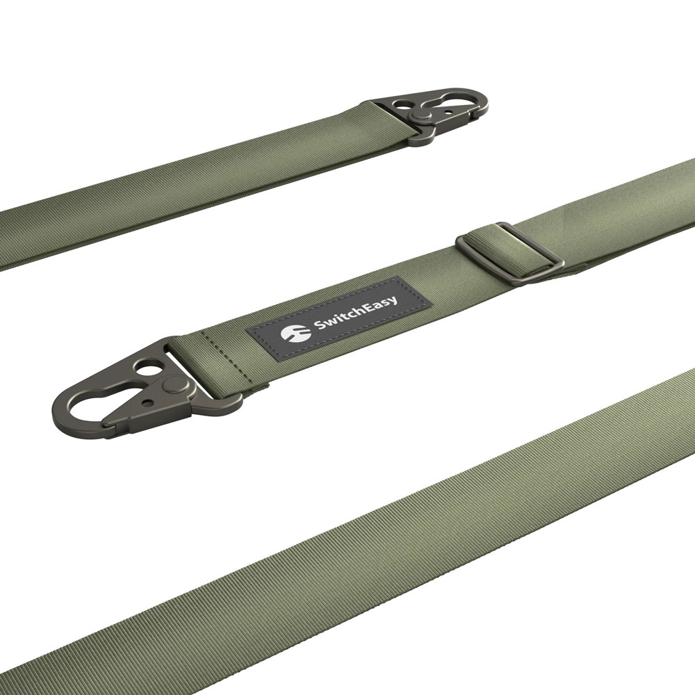 Picture of Switcheasy Easy Strap Crossbody Lanyard Shoulder Holder Card Link Adjustable Strap for any closed-bottom phone case (Army Green)