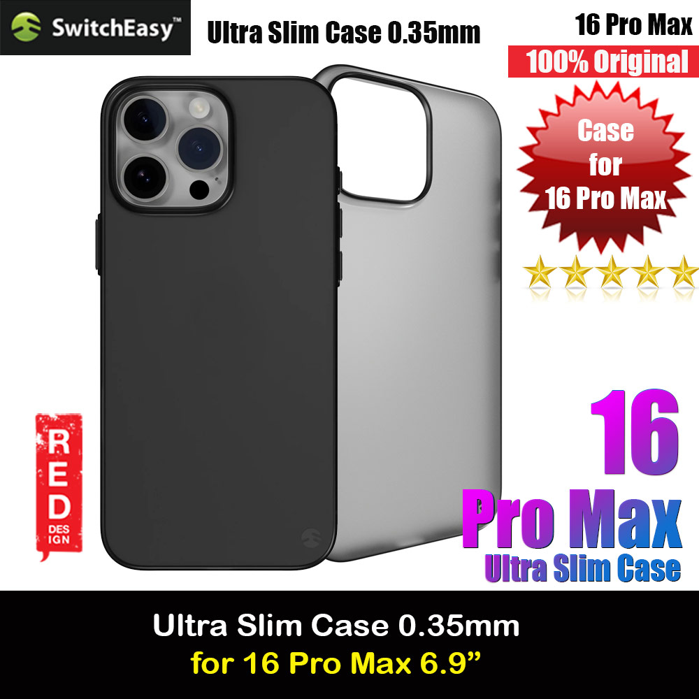 Picture of Apple iPhone 16 Pro Max 6.9 Case | Switcheasy 0.35mm Ultra Slim Thin Case for  iPhone 16 Pro Max 6.9 (Ash)
