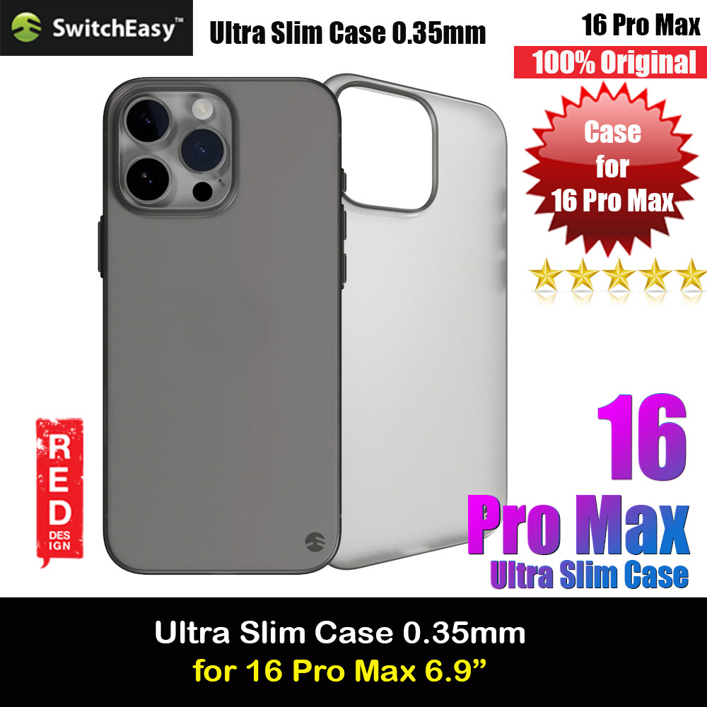 Picture of Apple iPhone 16 Pro Max 6.9 Case | Switcheasy 0.35mm Ultra Slim Thin Case for  iPhone 16 Pro Max 6.9 (Titanium)