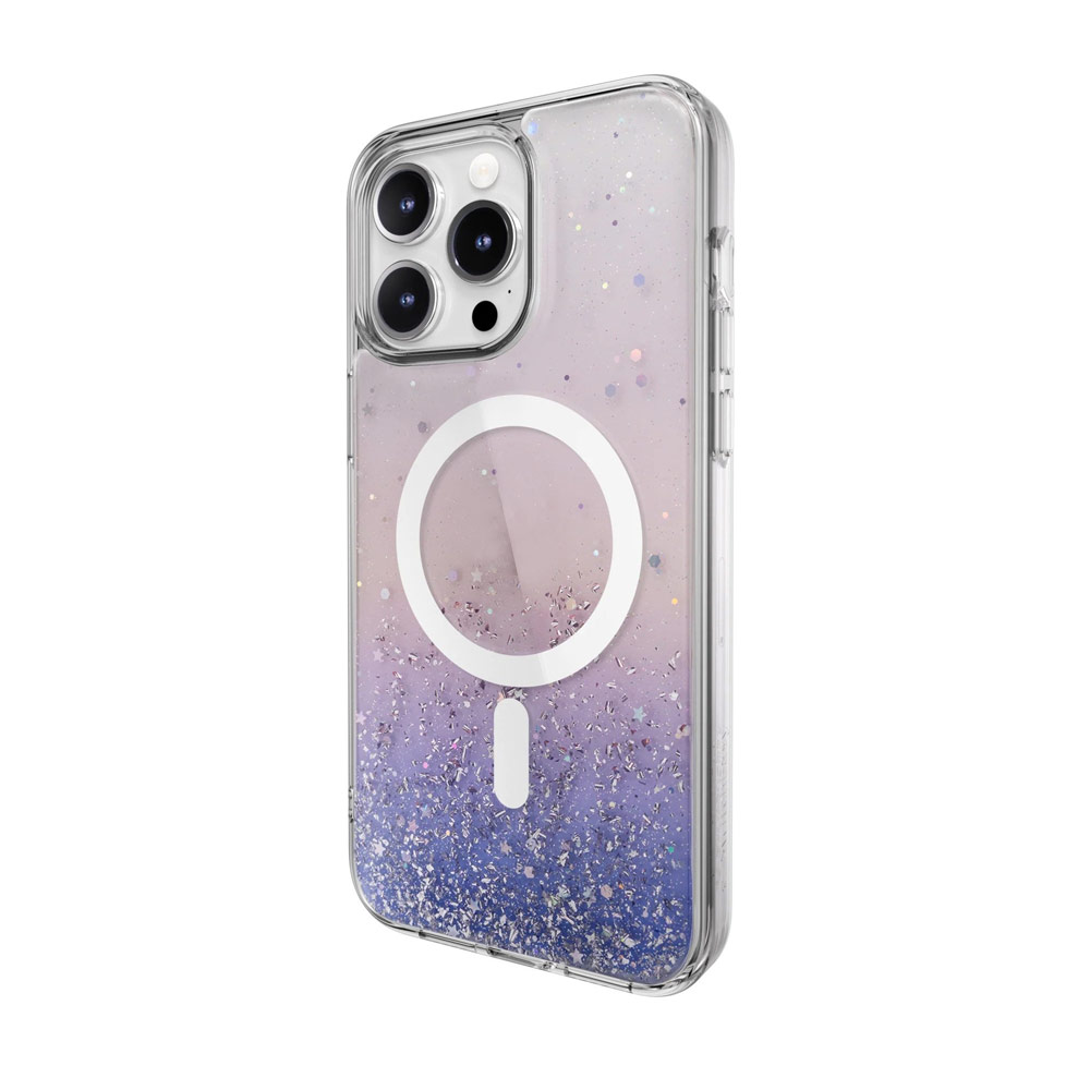 Picture of Apple iPhone 15 Pro Max 6.7 Case | Switcheasy Starfield 3D Decoration Fashionable Magsafe Compatible Case for Apple iPhone 15 Pro Max 6.7 (Twilight)