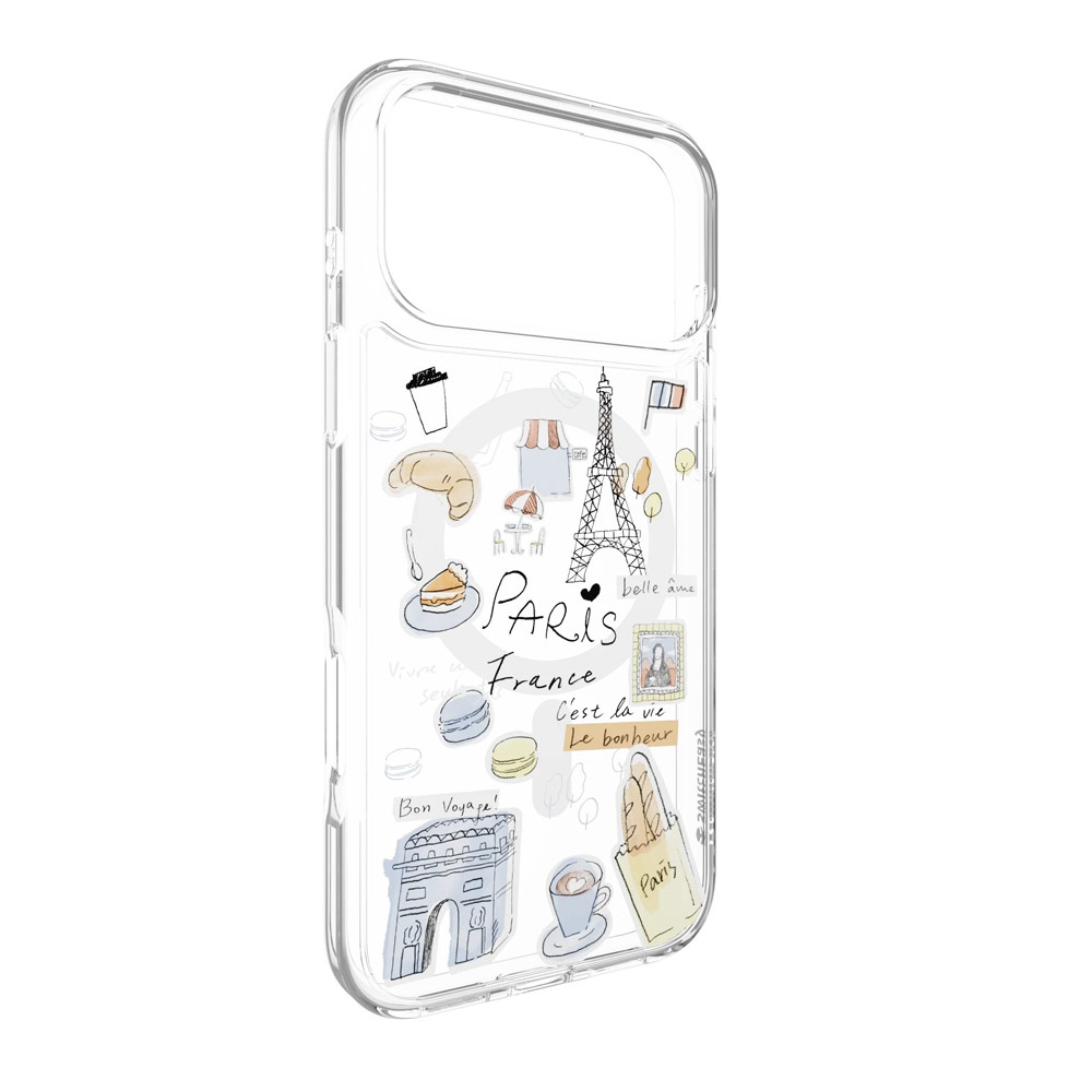 Picture of Apple iPhone 17 Pro Max 6.9 Case | Switcheasy Style M Travel City Fashionable Magsafe Compatible Case for iPhone 17 Pro Max 6.9 (Paris)