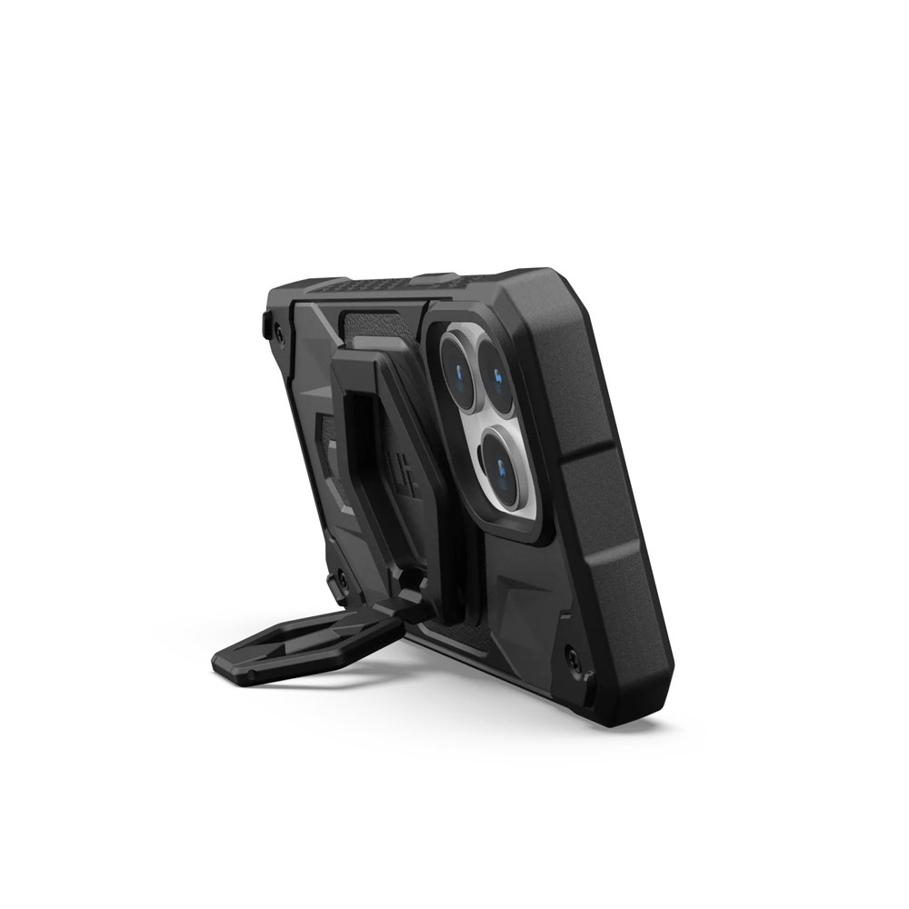 Picture of UAG Magnetic Ring Stand Holder Phone Grip and Kickstand Stand Compatible with Magsafe (Black Black)