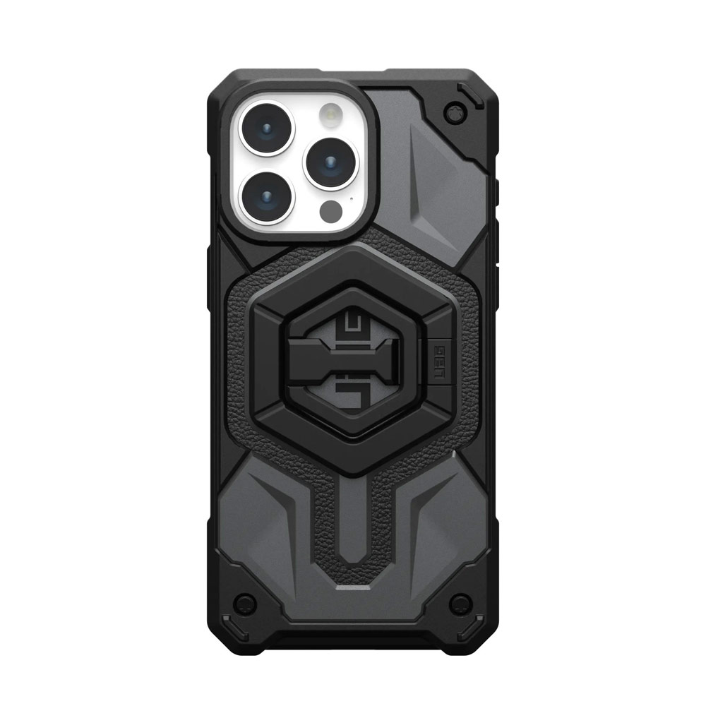 Picture of UAG Magnetic Ring Stand Holder Phone Grip and Kickstand Stand Compatible with Magsafe (Black Black)