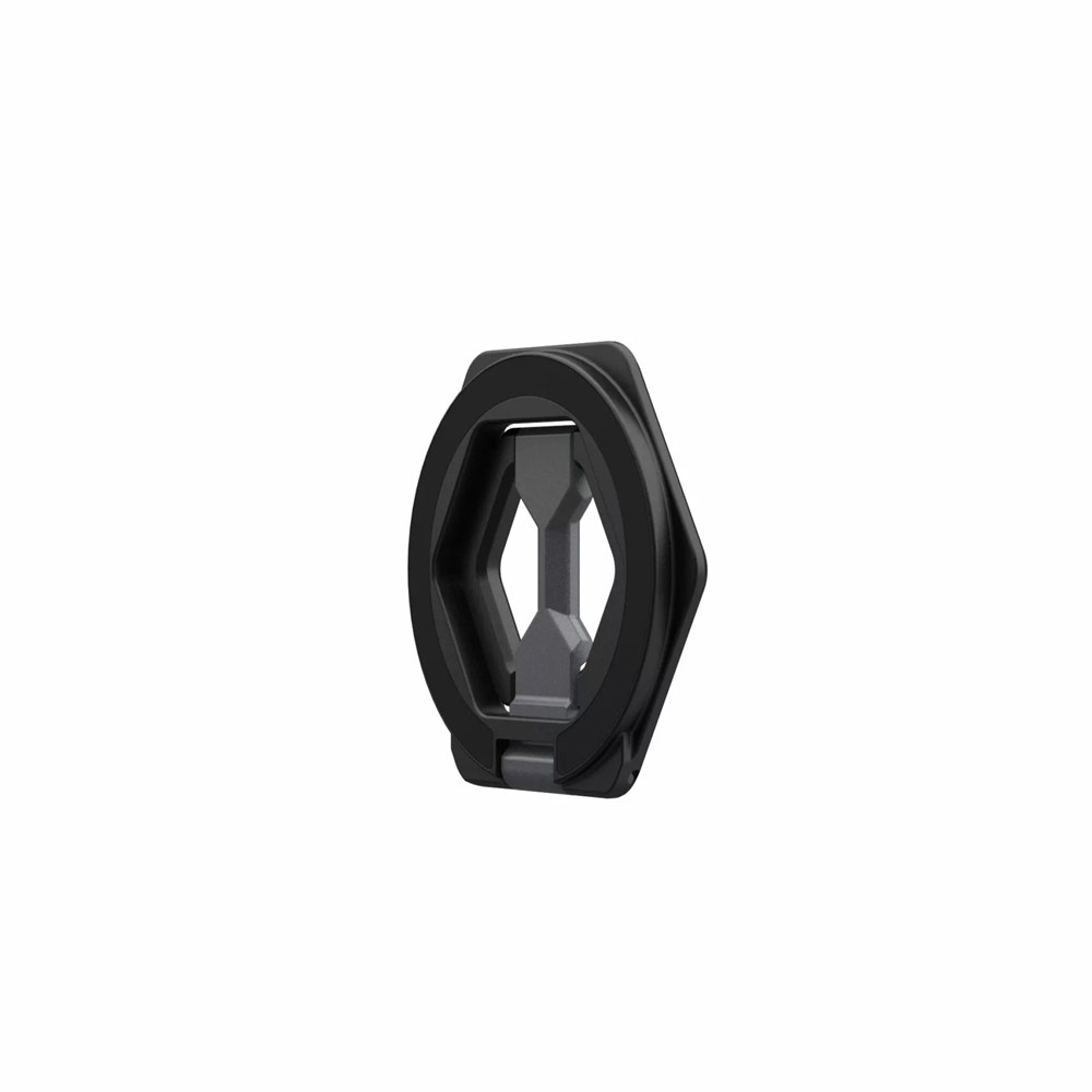 Picture of UAG Magnetic Ring Stand Holder Phone Grip and Kickstand Stand Compatible with Magsafe (Black Silver)