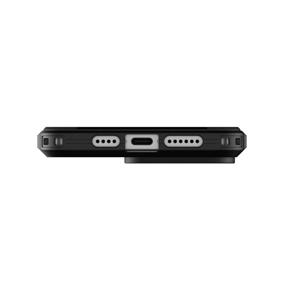 Picture of Apple iPhone 15 Pro 6.1 Case | UAG Civilian Magsafe Drop Proof Shock Absorbing Drop Protection Case Case for iPhone 15 Pro 6.1 (Black)