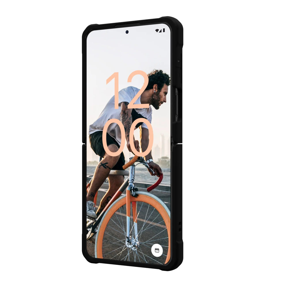 Picture of Samsung Galaxy Z Flip 4 Case | UAG Civilian Series Drop Protection Case with Hinge Protection for Samsung Galaxy Z Flip 4 (Black)
