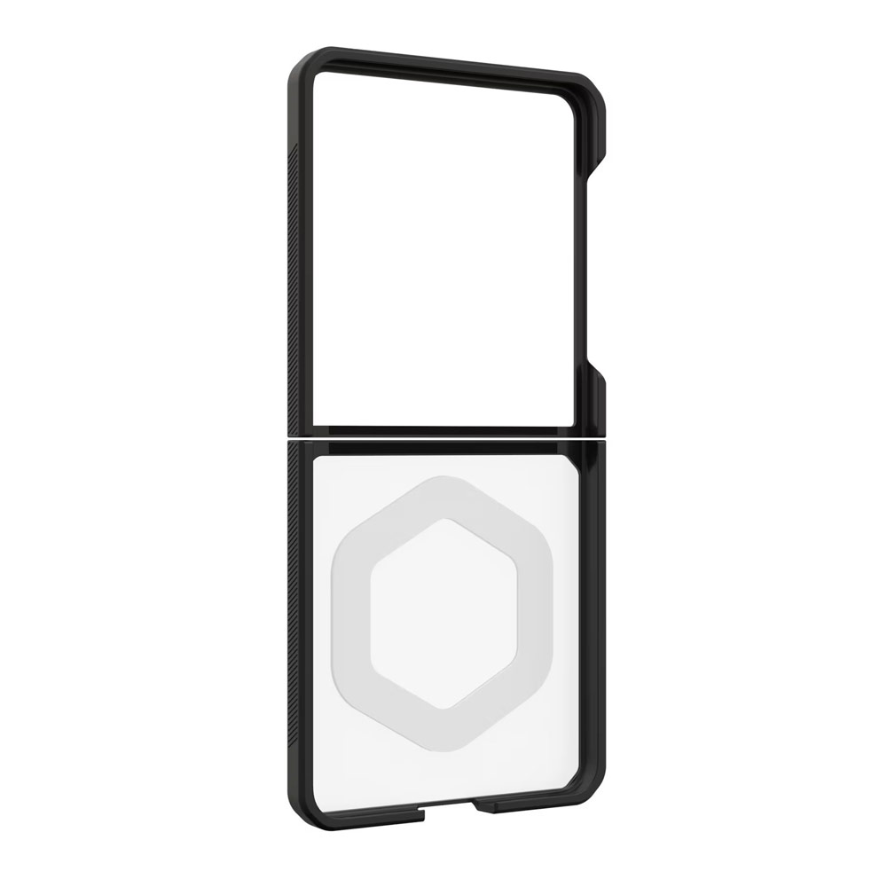 Picture of Samsung Galaxy Z Flip 8 Case | UAG Galaxy Z Flip 8 Case Mouve Slim Lightwight Protection Magnetic Case Cover Casing with Camera Protection Bezel Design (Ice)