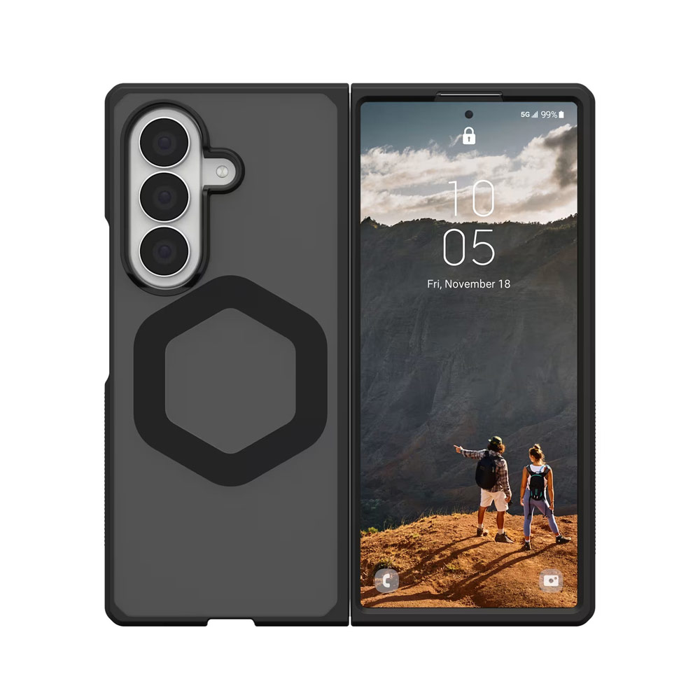 Picture of Samsung Galaxy Z Fold 8 Ultra Case | UAG Galaxy Z Fold 8 Ultra Case Mouve Slim Lightwight Protection Magnetic Case Cover Casing with Camera Protection Bezel Design (Ash)
