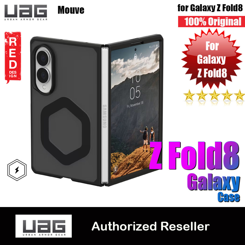 Picture of UAG Galaxy Z Fold 8 Case Mouve Slim Lightwight Protection Magnetic Case Cover Casing with Camera Protection Bezel Design (Ash) Samsung Galaxy Z Fold 8- Samsung Galaxy Z Fold 8 Cases, Samsung Galaxy Z Fold 8 Covers, iPad Cases and a wide selection of Samsung Galaxy Z Fold 8 Accessories in Malaysia, Sabah, Sarawak and Singapore 