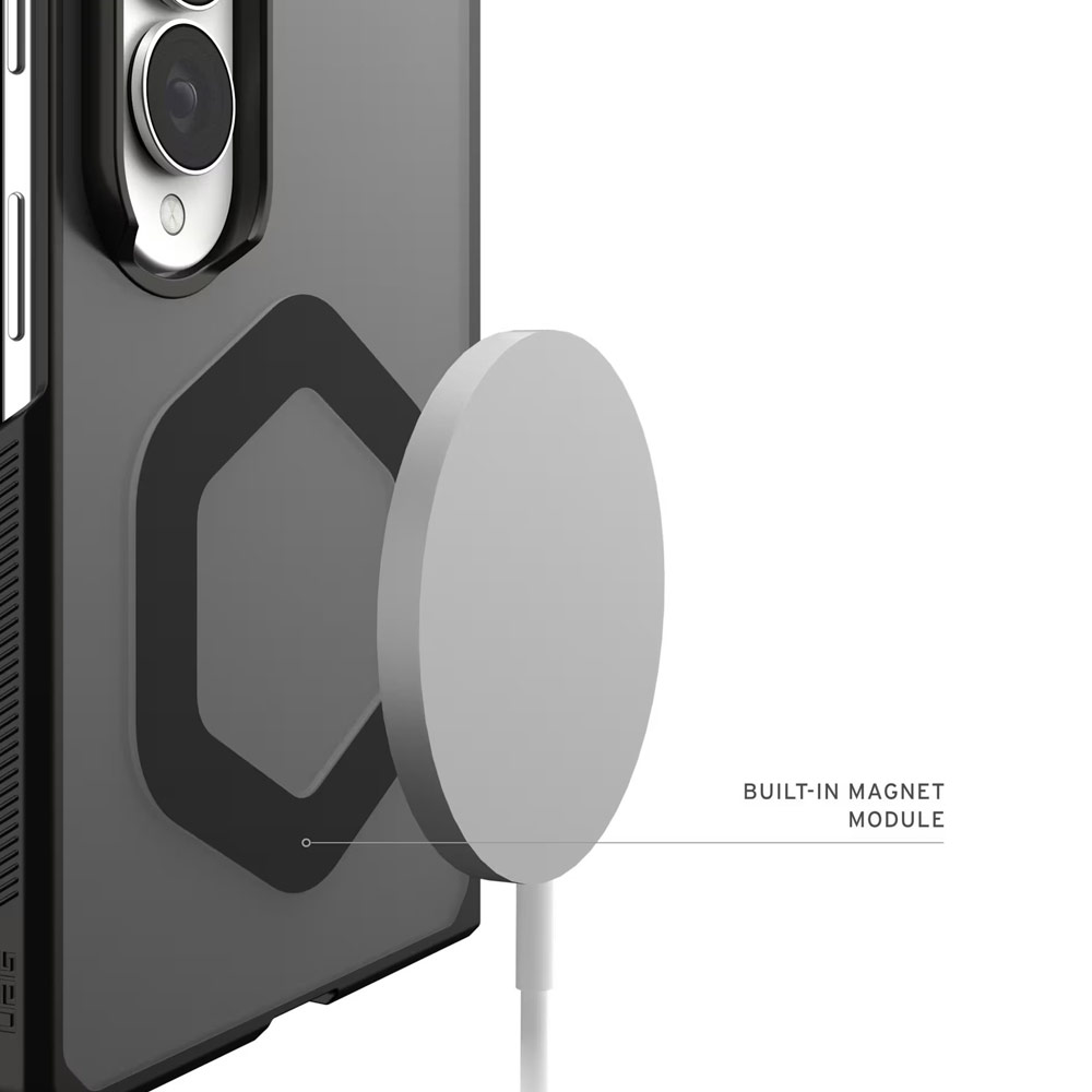 Picture of Samsung Galaxy Z Fold 8 Case | UAG Galaxy Z Fold 8 Case Mouve Slim Lightwight Protection Magnetic Case Cover Casing with Camera Protection Bezel Design (Ash)