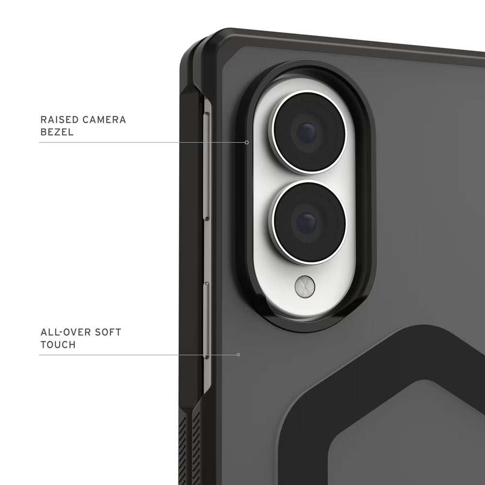 Picture of Samsung Galaxy Z Fold 8 Case | UAG Galaxy Z Fold 8 Case Mouve Slim Lightwight Protection Magnetic Case Cover Casing with Camera Protection Bezel Design (Ash)