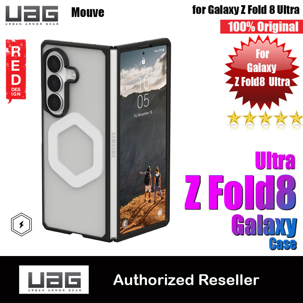 Picture of UAG Galaxy Z Fold 8 Ultra Case Mouve Slim Lightwight Protection Magnetic Case Cover Casing with Camera Protection Bezel Design (Ice) Samsung Galaxy Z Fold 8 Ultra- Samsung Galaxy Z Fold 8 Ultra Cases, Samsung Galaxy Z Fold 8 Ultra Covers, iPad Cases and a wide selection of Samsung Galaxy Z Fold 8 Ultra Accessories in Malaysia, Sabah, Sarawak and Singapore 