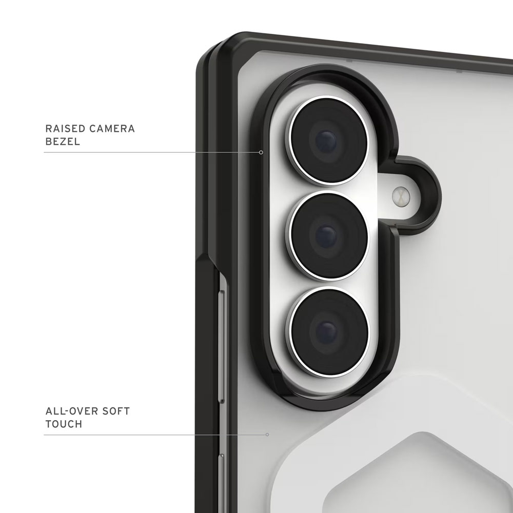 Picture of Samsung Galaxy Z Fold 8 Ultra Case | UAG Galaxy Z Fold 8 Ultra Case Mouve Slim Lightwight Protection Magnetic Case Cover Casing with Camera Protection Bezel Design (Ice)