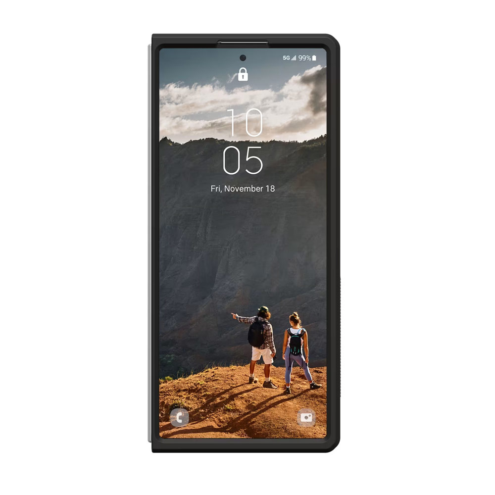 Picture of Samsung Galaxy Z Fold 8 Ultra Case | UAG Galaxy Z Fold 8 Ultra Case Mouve Slim Lightwight Protection Magnetic Case Cover Casing with Camera Protection Bezel Design (Ice)