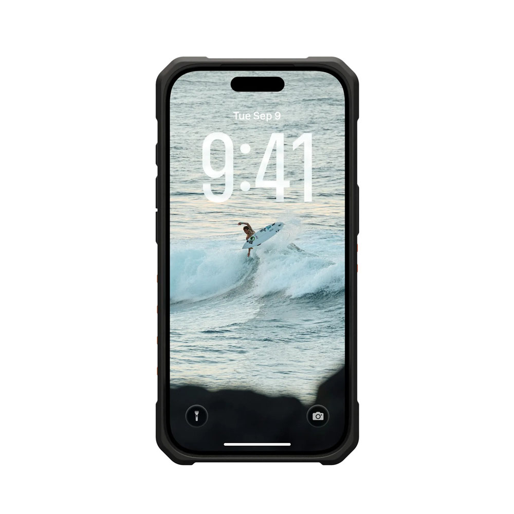 Picture of Apple iPhone 17 Pro 6.3 Case | UAG Pathfinder Magsafe Compatible Drop Proof Case for iPhone 17 Pro 6.3 (Orange)