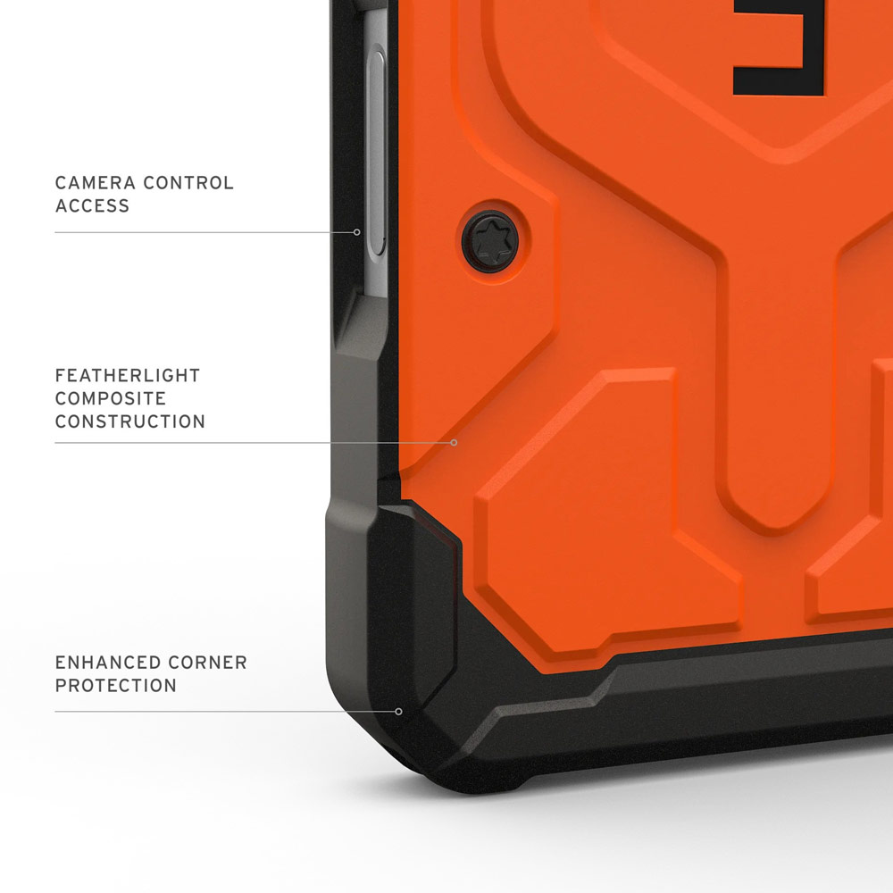 Picture of Apple iPhone 17 Pro 6.3 Case | UAG Pathfinder Magsafe Compatible Drop Proof Case for iPhone 17 Pro 6.3 (Orange)