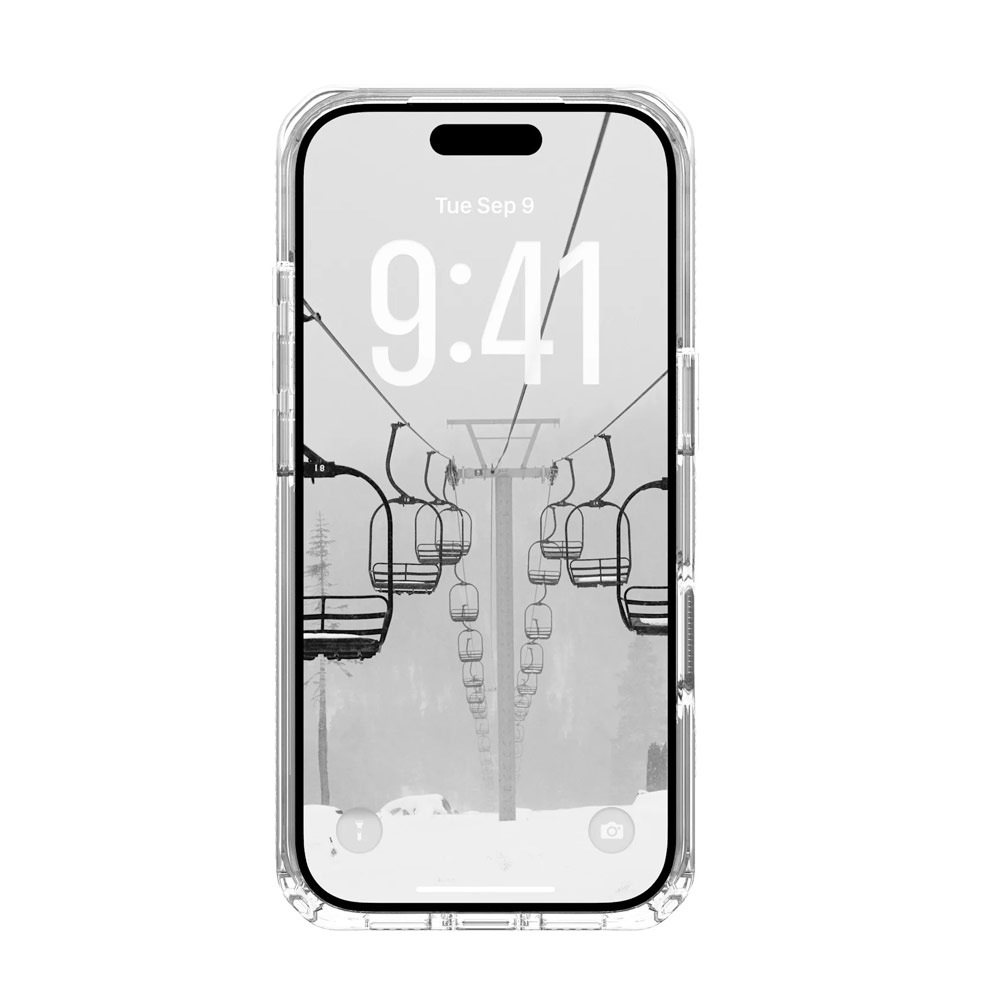 Picture of Apple iPhone 17 Pro 6.3 Case | UAG Plyo Magsafe Compatible Drop Proof Clear Case for iPhone 17 Pro 6.3 (Ice Silver)