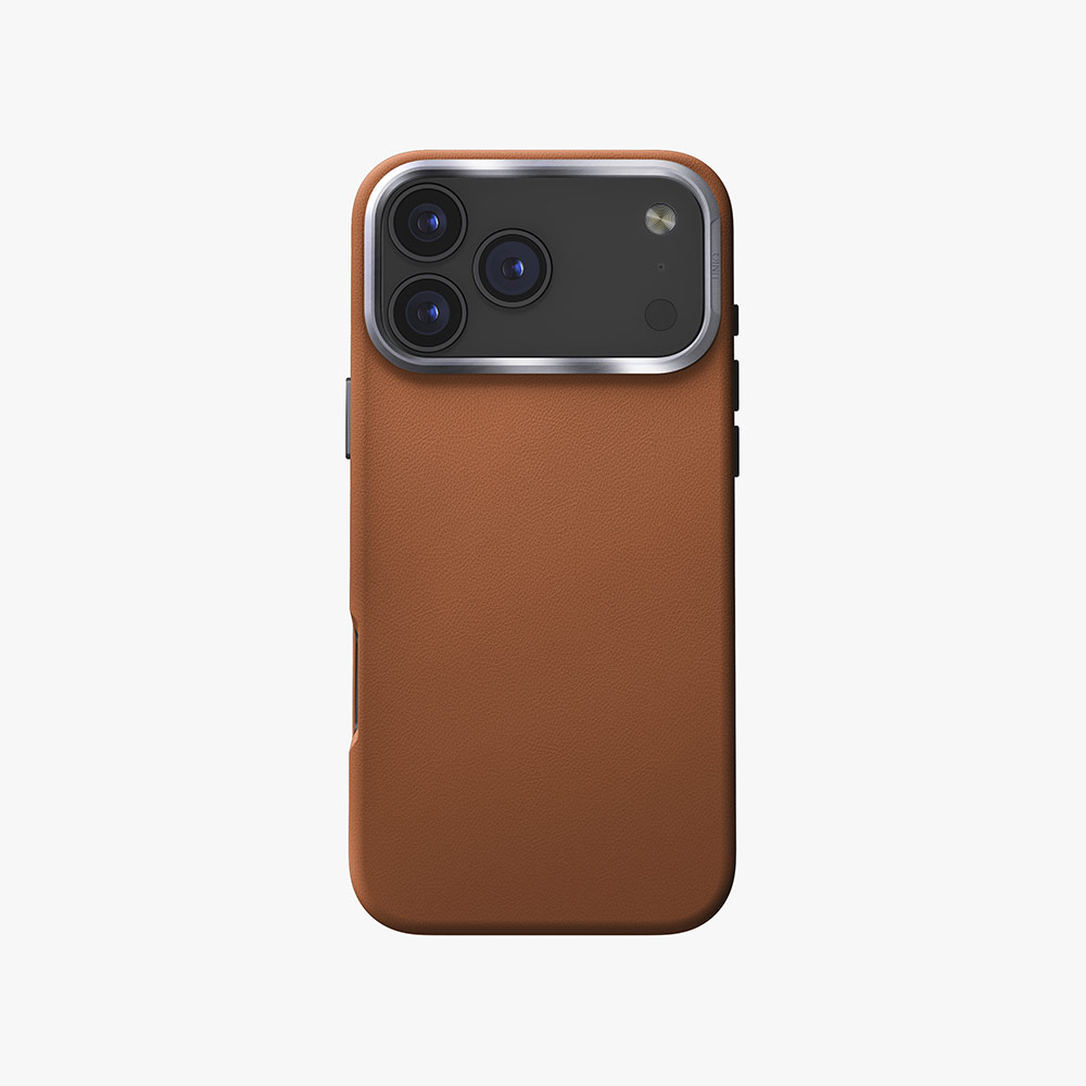 Picture of Apple iPhone 17 Pro Max 6.9 Case | Uniq Lyden Premium Leatherette Magclick Protection Case for iPhone 17 Pro Max 6.9 (Caramel)