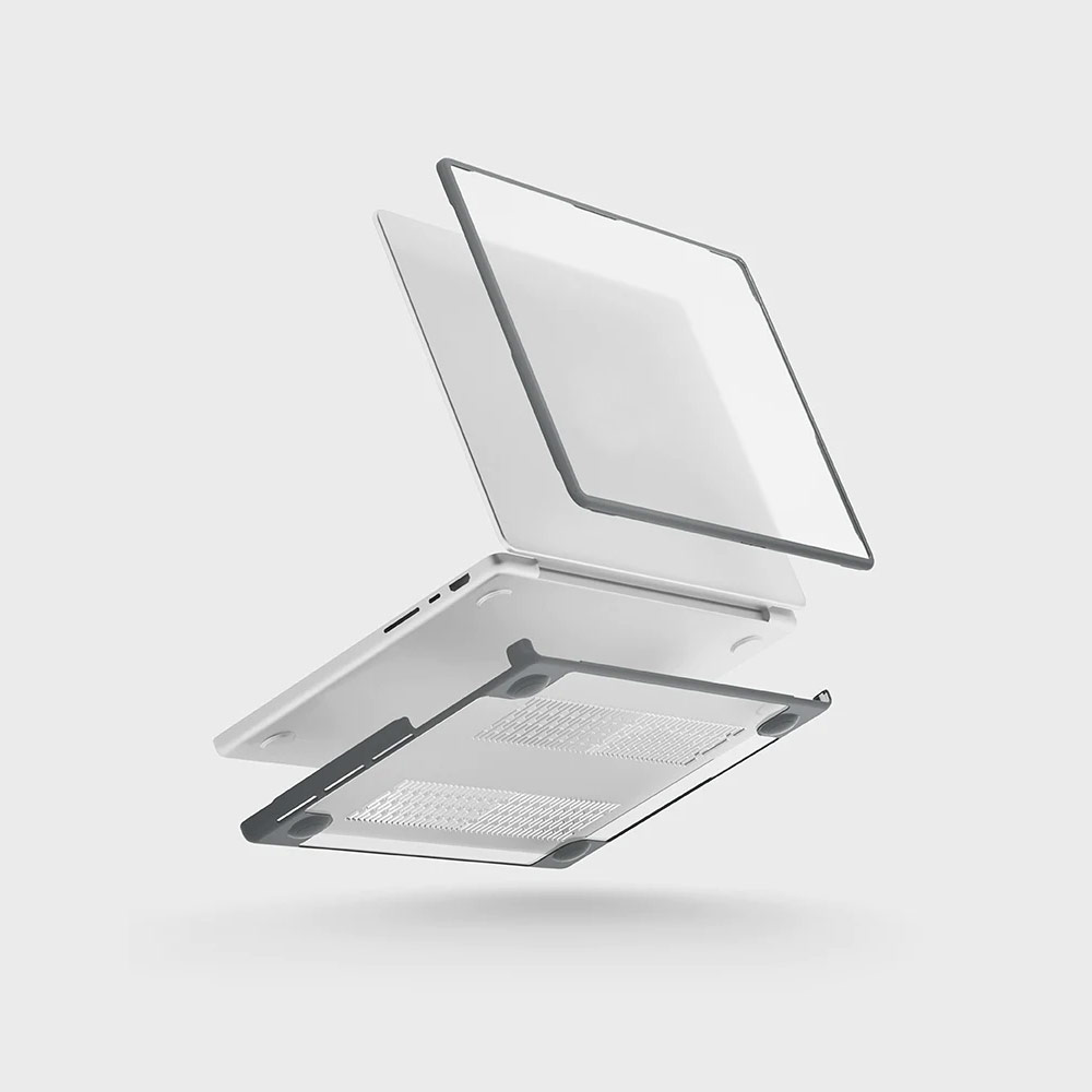 Picture of Apple Macbook Pro 14.2 2021 Case | Uniq Venture Tough Series Protection Case for Apple Macbook Pro 14" 2021 (Matte Clear)