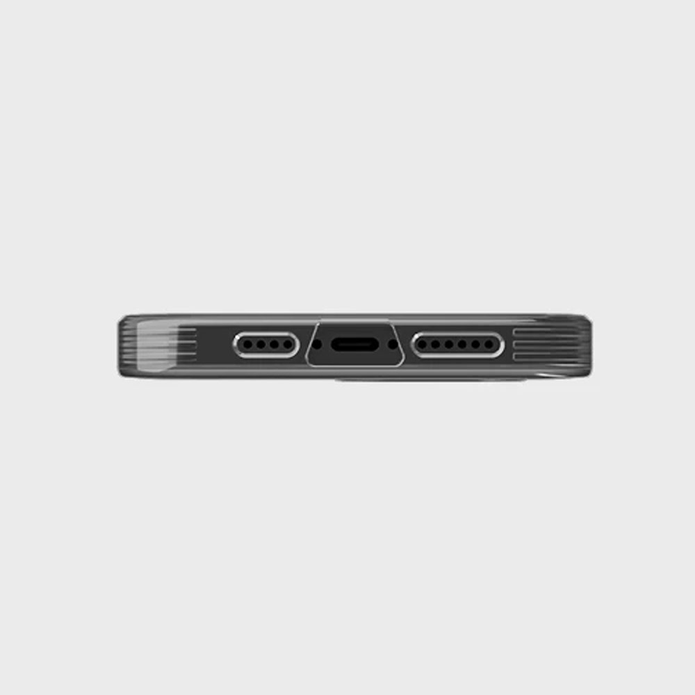 Picture of Apple iPhone 13 6.1 Case | Uniq Hybrid Air Fender Soft TPU Drop Protection Case for iPhone 13 6.1 (Smoke Grey Tinted)