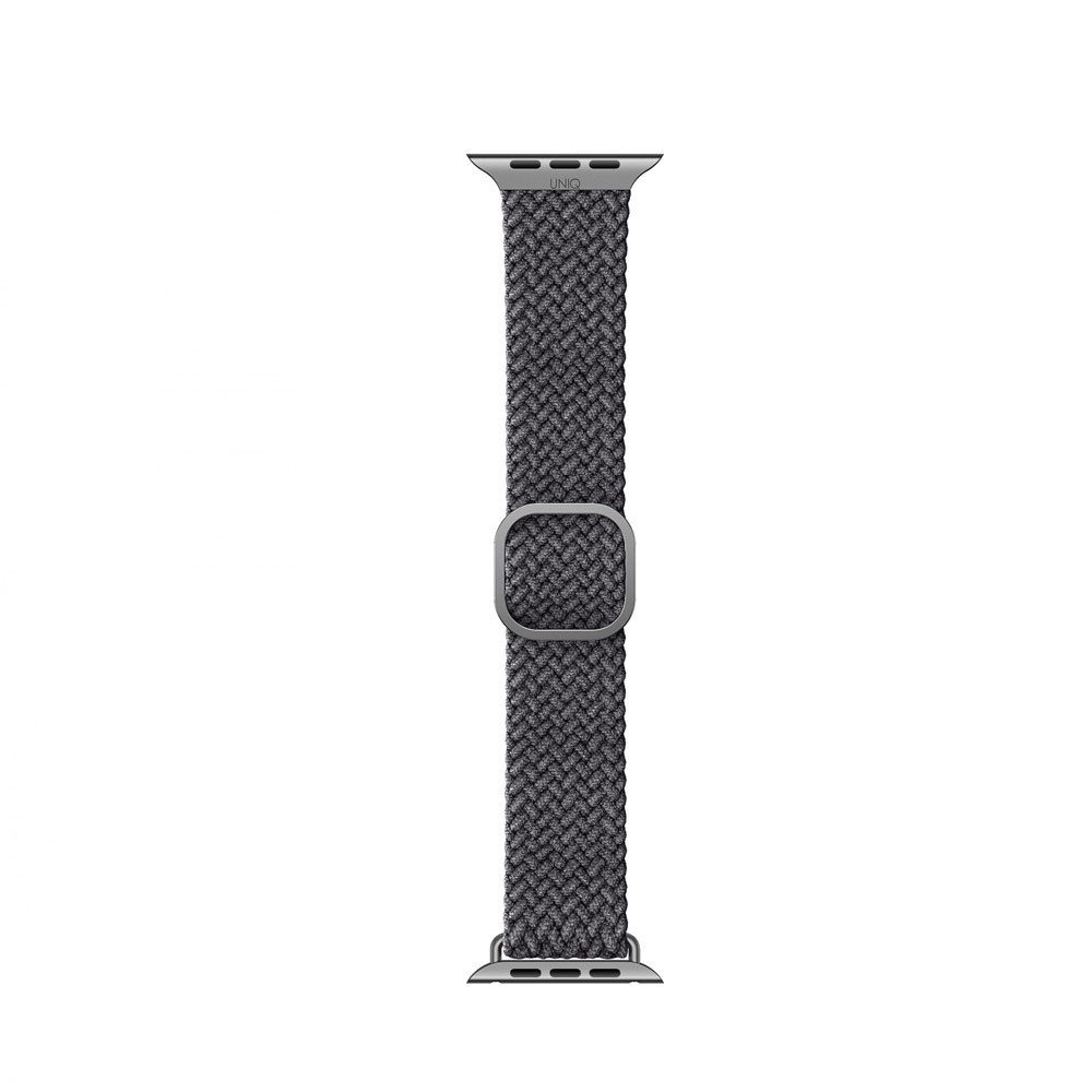Picture of Apple Watch 44mm | Uniq Aspen Woven Soft Breathable Comfort Strap for Apple Watch 42mm 44mm Series 1 2 3 4 5 6 SE Nike (Grey)