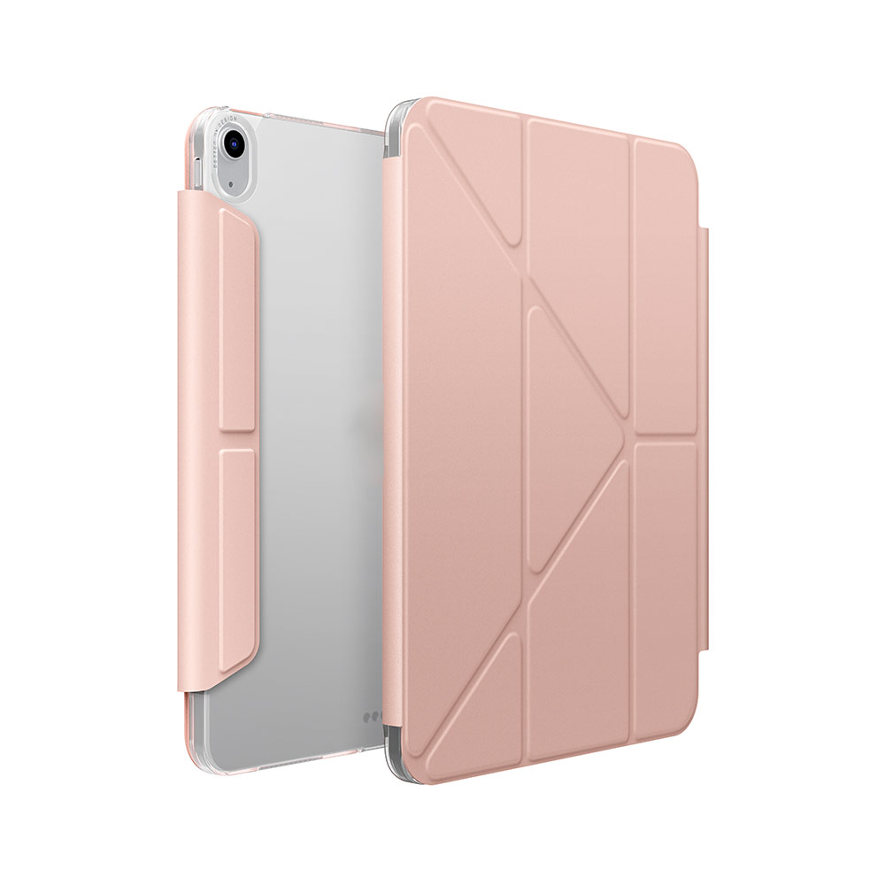 Picture of Apple iPad Air 11 M3 2025 Case | Uniq Camden Click Flip Cover Stand Case for iPad Air 11 M2 2024 M2 2025 (Pink)