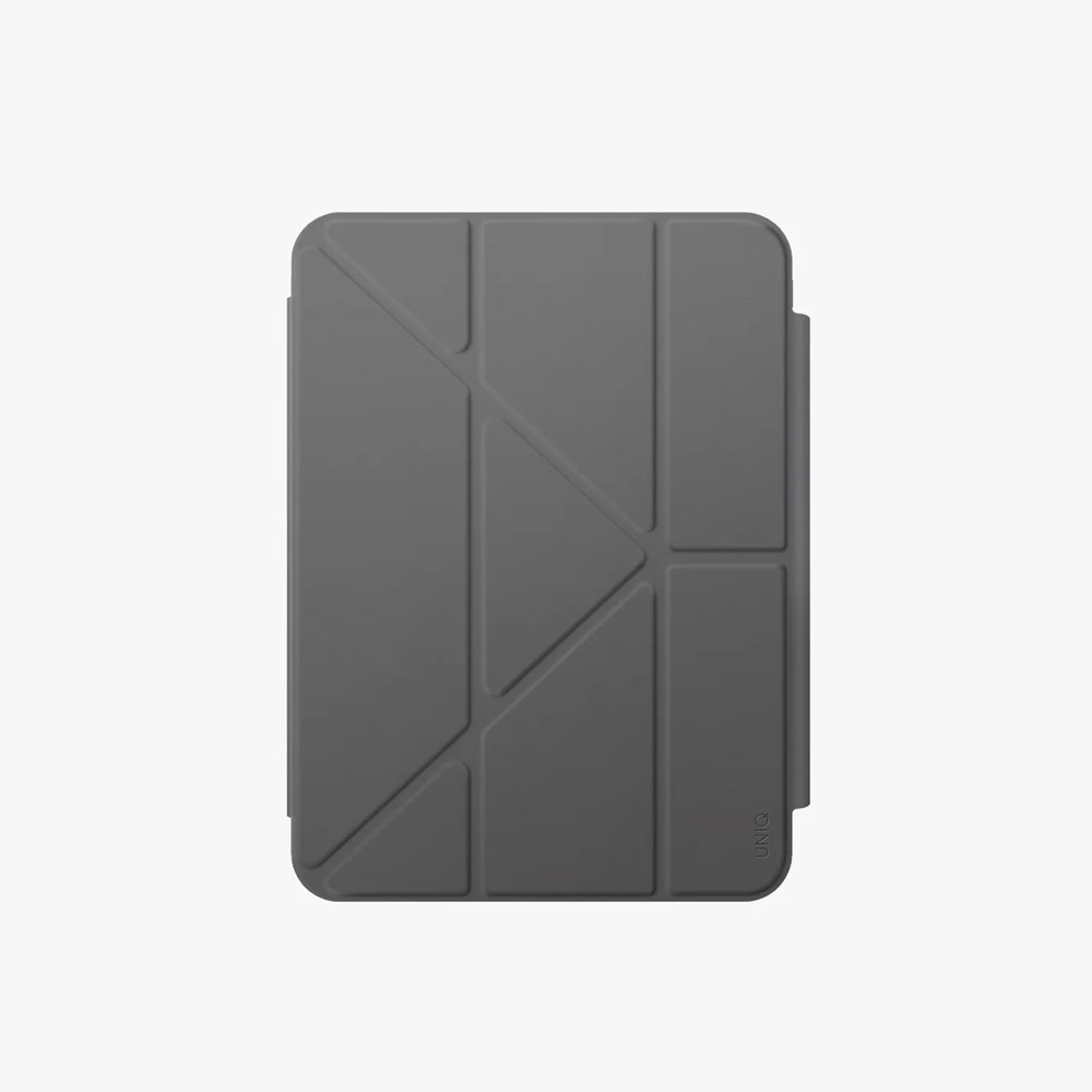 Picture of Apple iPad Air 11 M3 2025 Case | Uniq Camden Click Flip Cover Stand Case for iPad Air 11 M2 2024 M3 2025 (Rhino Grey)