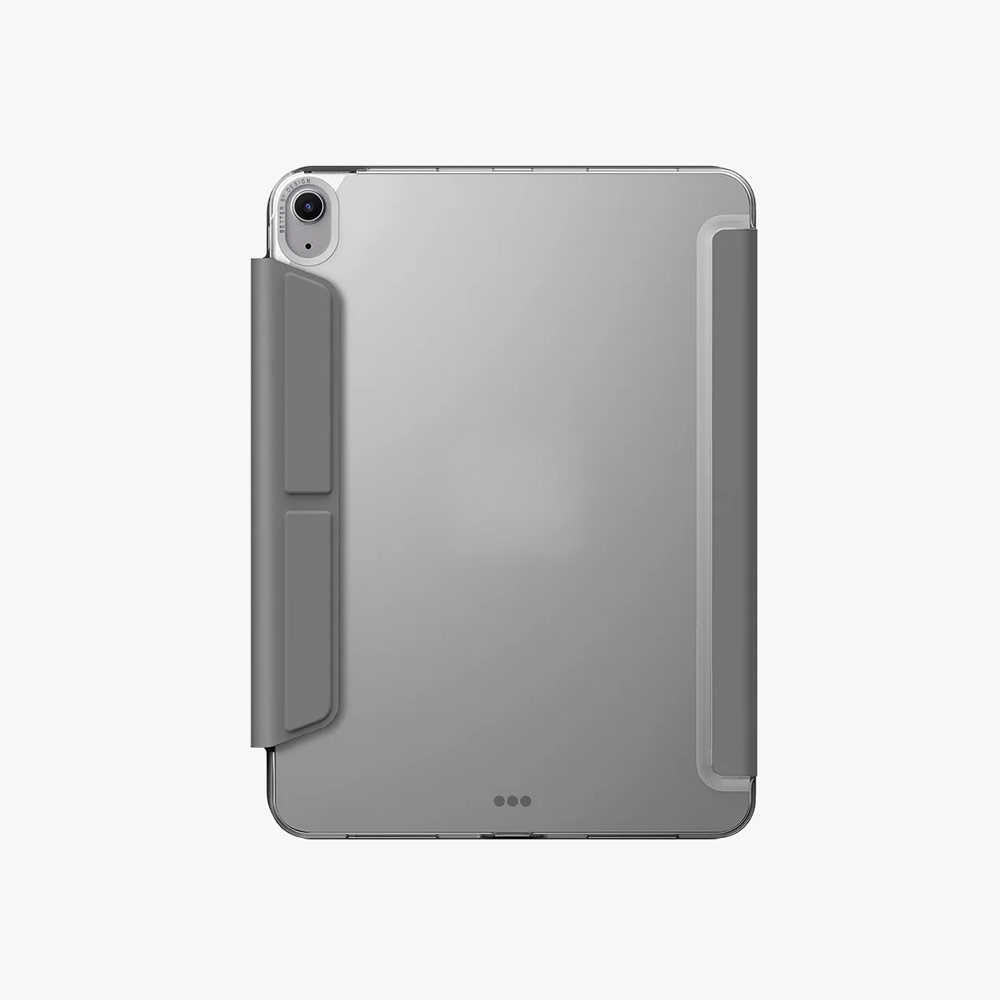 Picture of Apple iPad Air 11 M3 2025 Case | Uniq Camden Click Flip Cover Stand Case for iPad Air 11 M2 2024 M3 2025 (Rhino Grey)