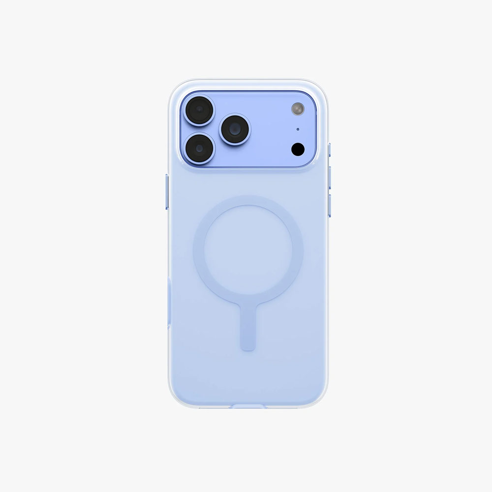 Picture of Apple iPhone 18 Pro Case | Uniq Clario MagClick Eco-Friendly Drop Protection Case with Camera Control Button for iPhone 18 Pro 6.3 - Cool Blue