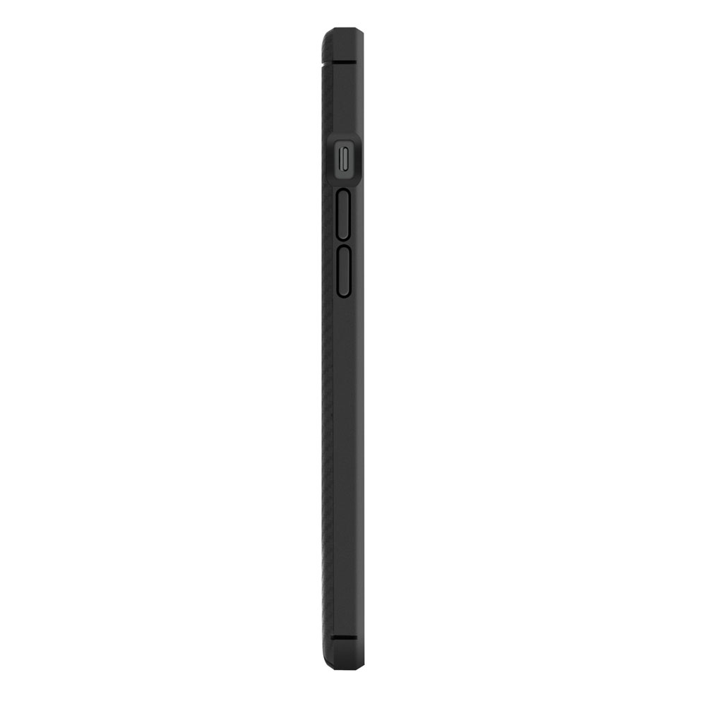 Picture of Apple iPhone 12 6.1 Case | Uniq Hexa Carbon Fiber Texture Flex Soft Drop Protection Case for iPhone 12 iPhone 12 Pro 6.1 (Black)