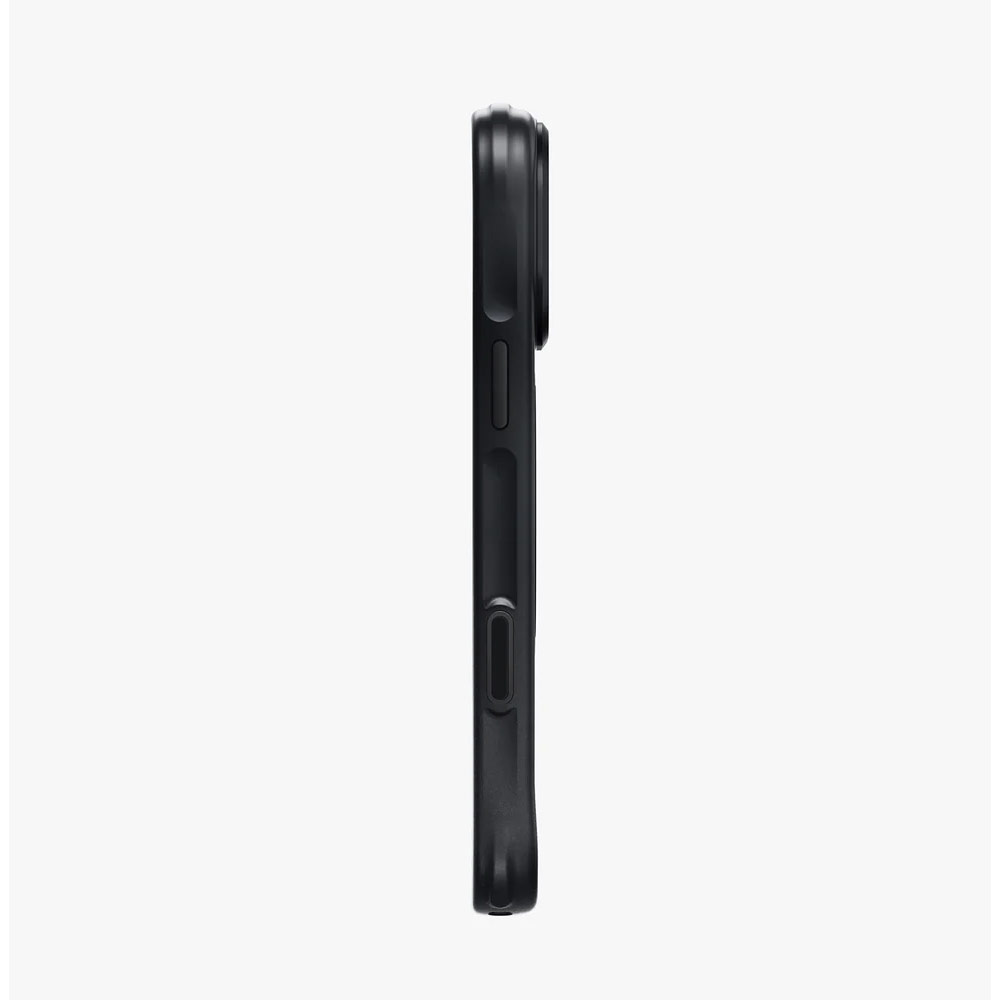 Picture of Apple iPhone 18 Pro Max Case | Uniq Keva Mov 360 Kickstand Aramid Magnetic Protection Case with Camera Control Button for iPhone 18 Pro Max - Carbon Black