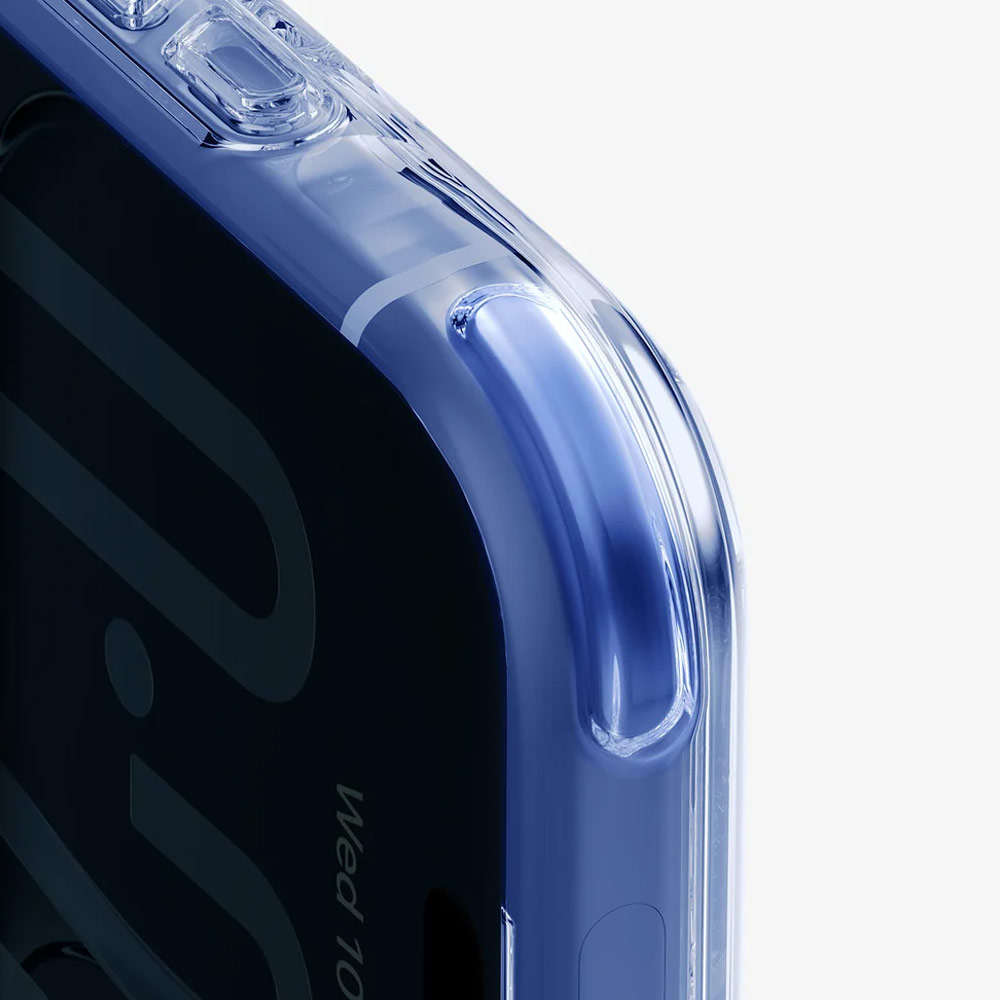 Picture of Apple iPhone 18 Pro Case | Uniq LifePro Xtreme Clear MagClick Case with Camera Control Button for iPhone 18 Pro 6.3 - Polar Blue