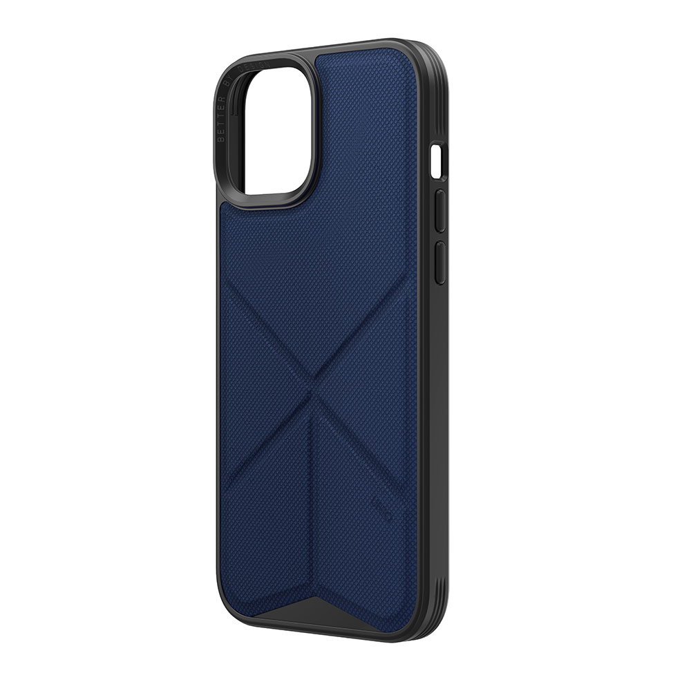 Picture of Apple iPhone 14 Pro 6.1 Case | Uniq MagClick Transforma Drop Protection Stand Case Magsafe Compatible for iPhone 14 Pro 6.1 (Electric Blue)